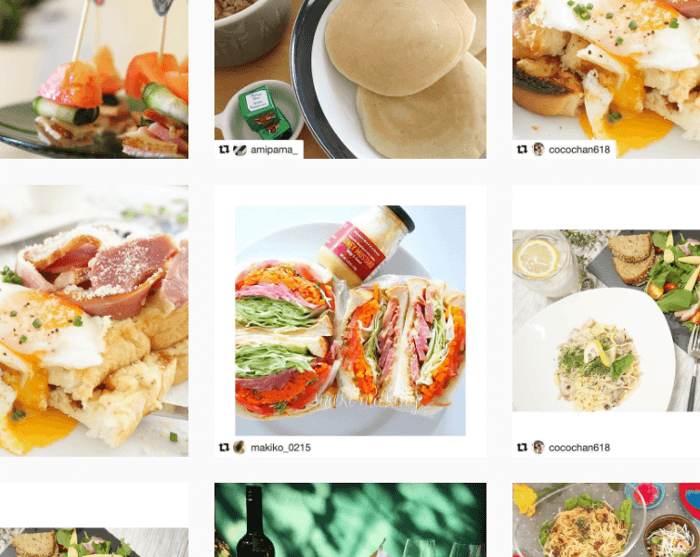 ハニーベイクドハムのインスタグラムキャンペーン事例