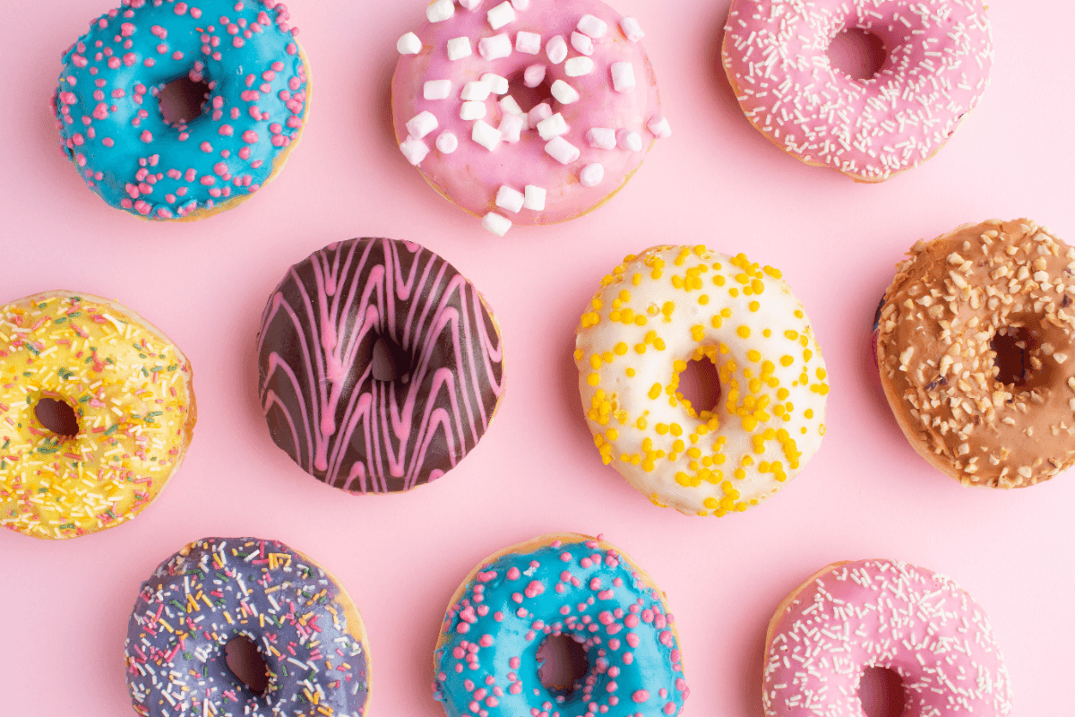 colorful-assorted-donuts-flat-lay