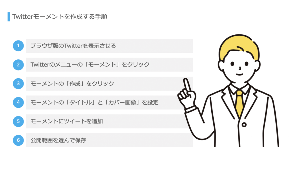 かんたん図解 Twitterモーメントを見る方法と作り方 メリットや注意点をわかりやすく解説 かんたん図解 Twitterモーメントを見る方法と作り方 メリットや注意点をわかりやすく解説