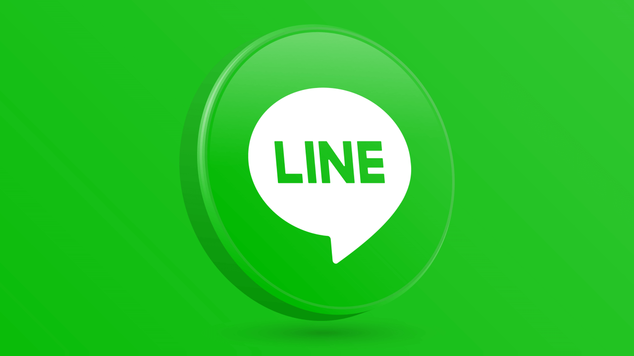 line-logo-3d-green