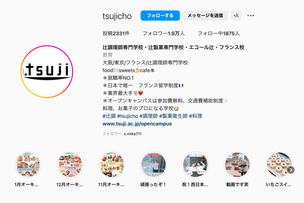 instagram-accounts-reels-professional-training-college-tsujicho