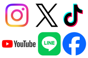 【最新版】SNS別 ロゴデータのダウンロードページまとめ(Instagram,X,TikTok,YouTube,LINE,Facebook)