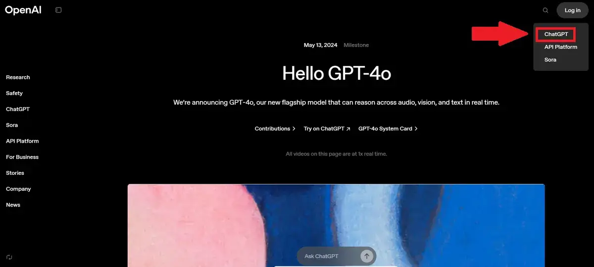 GPT-4o-ChatGPT-Login