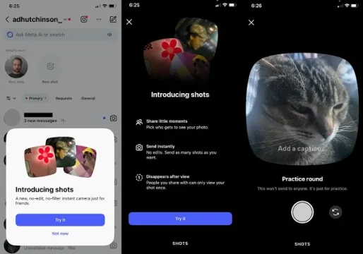 【最新ニュース】インスタグラム、新機能「Shots」を拡大展開! リアルタイム共有でつながりを強化へ