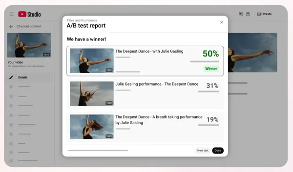 【最新ニュース】YouTube A/Bテストが全クリエイターに開放!タイトル・サムネイル改善の新基準とは?