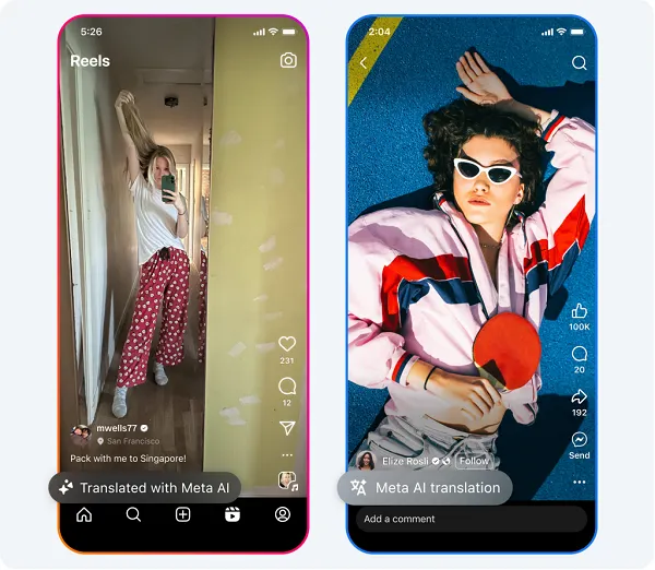 【最新ニュース】Reels AI翻訳が5言語追加！多言語リーチを広げる運用ポイント