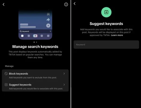 【最新ニュース】TikTokキーワード管理でリーチ激変！動画が「見つかる」戦略を強化する新機能