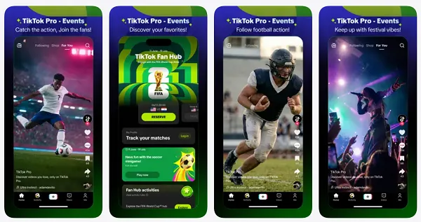 【最新ニュース】 TikTok、イベント特化の新アプリ「TikTok Pro Events」を発表！第一弾の舞台は2026年W杯