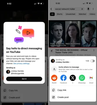 【最新ニュース】YouTube、アプリ内メッセージ機能を大幅拡大！動画のシェアとチャットがアプリ内で完結へ