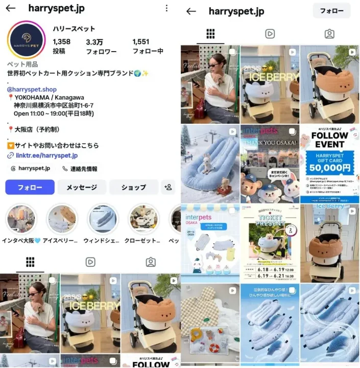 instagram-account-harryspet-jp