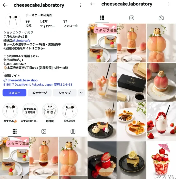 instagram-account-cheesecake-laboratory