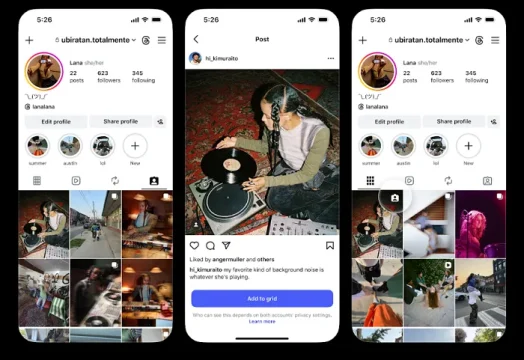【最新ニュース】Instagram、タグ付けされた投稿がプロフィールグリッドに追加可能に!交流強化へ