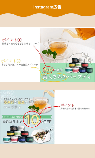 クリック率が2.5倍!ハーブとアロマ専門店「ルメードドゥース」のInstagram広告事例